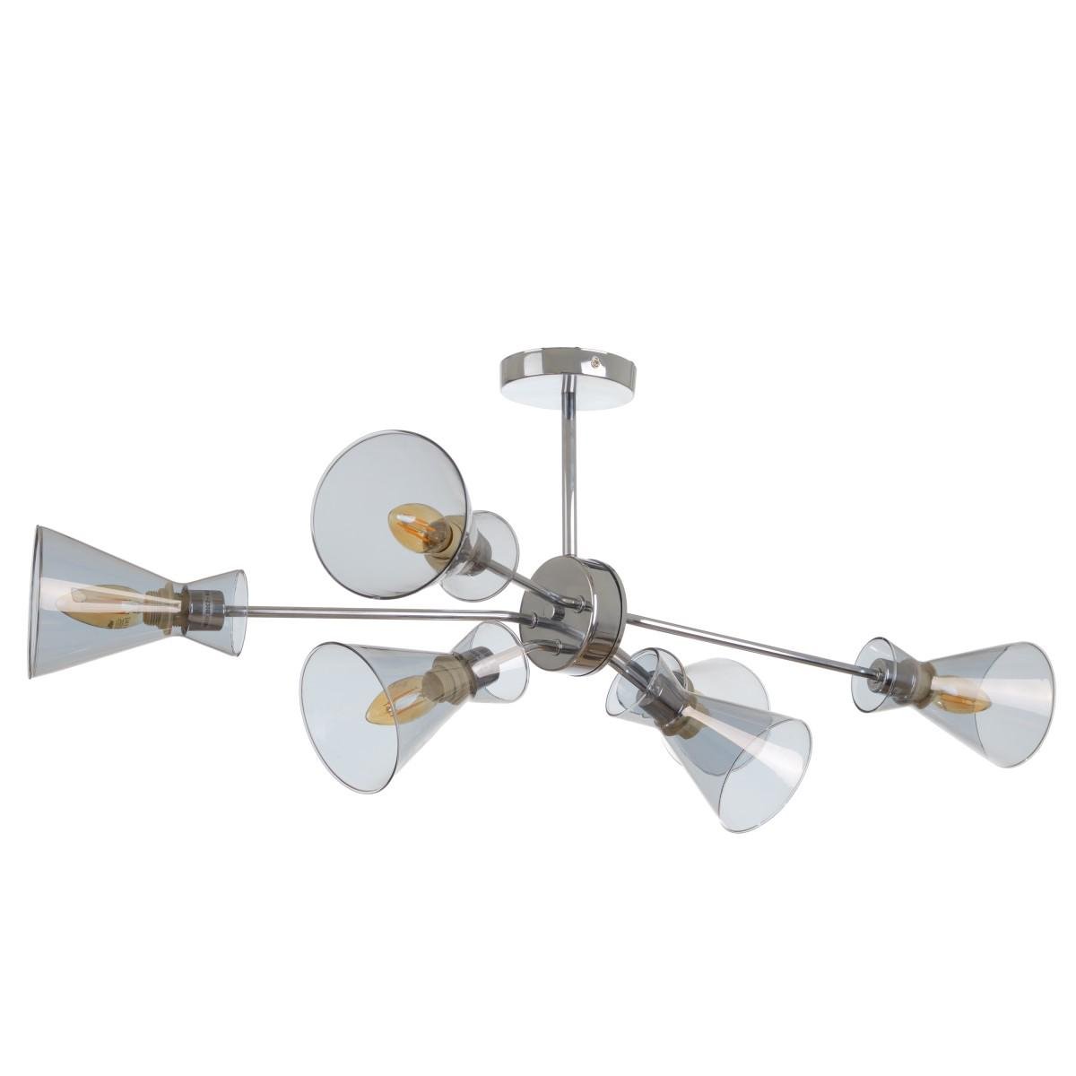 Люстра Brille LK-670S/6 E14 CH (23-809)