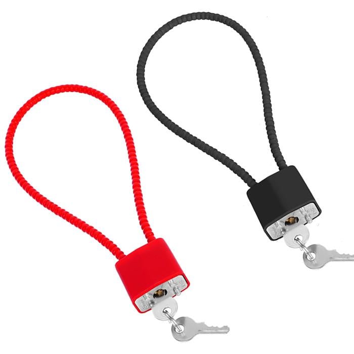 Замок навесной Solve с тросом 20 см Red (KT6009005) - фото 7 Замок навесной Solve с тросом 20 см Red (KT6009005) - фото 7