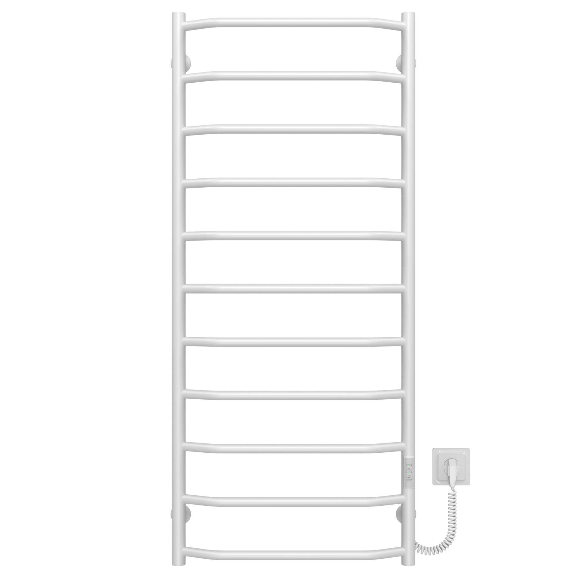 Полотенцесушитель электрический Deffi Трапеция П11 WD03 правое подключение нержавеющая сталь 500х1200 мм Белый (C.TR.120.50.11.E.W.R.3)