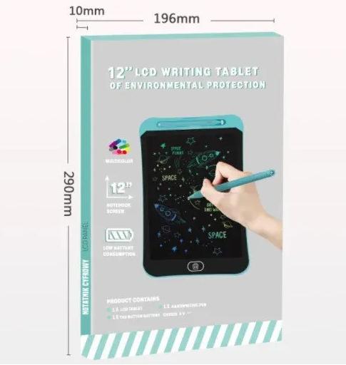 Планшет для малювання Lsmartlife Writing Tablet 12 дюймів Синій (12017) - фото 2