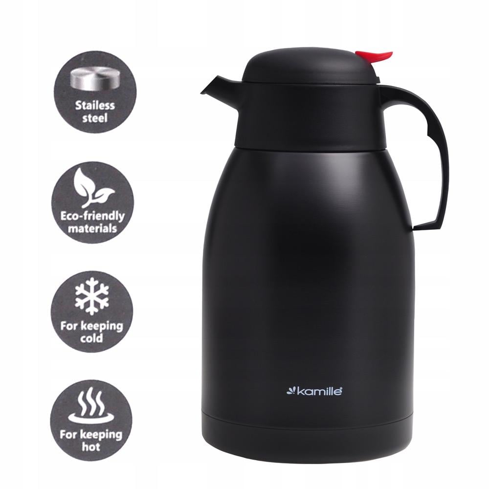 Термос-кувшин Kamille KM-2219 2 л (116458) - фото 3 Термос-кувшин Kamille KM-2219 2 л (116458) - фото 3