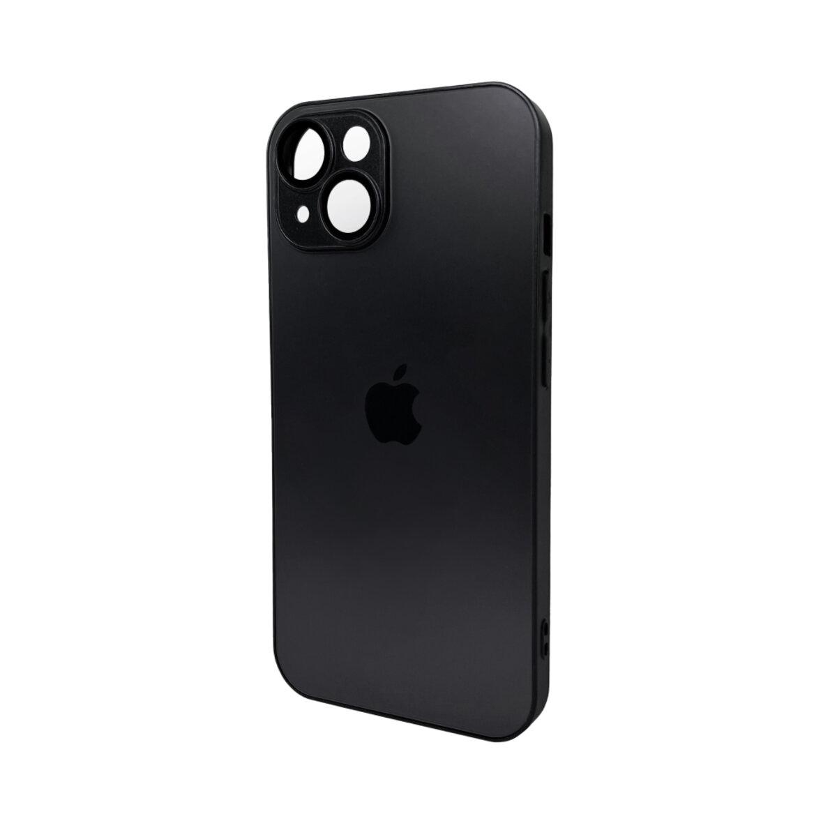Противоударный чехол для Apple iPhone 15 AG Glass Matt Frame Color / Graphite Black