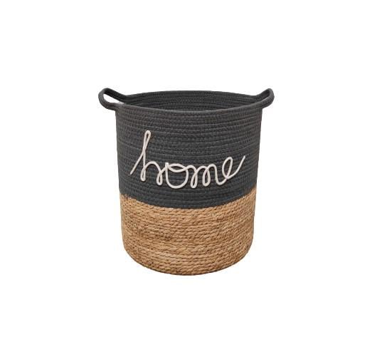 Кошик з написом Home XL 38х40 см (1126)