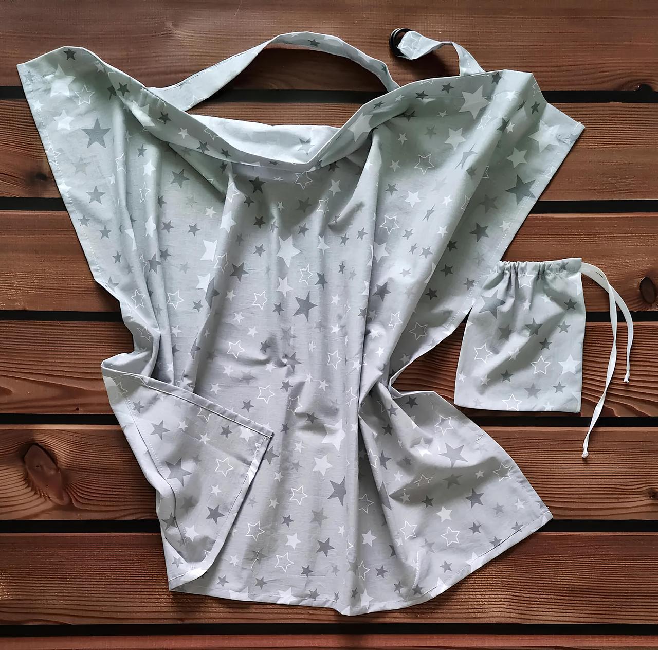 Милк снуд-накидка BST для кормления грудью в общественных местах и ​​сумка Серый (1610566025)