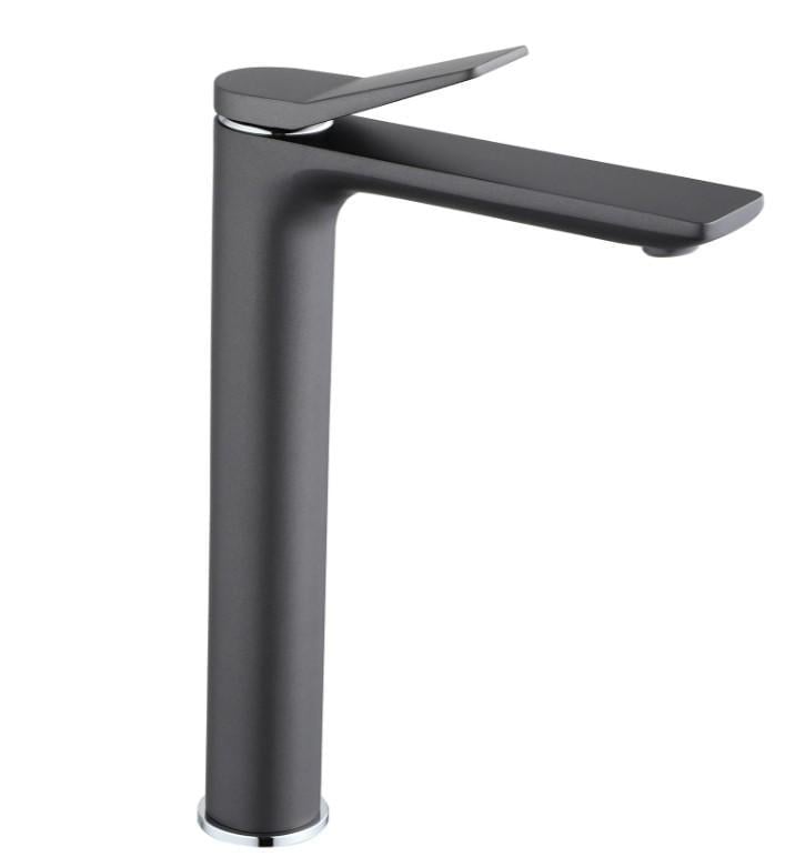 Смеситель для раковины Qtap Presto QTPRE269GRP45582 Graphite (55998)