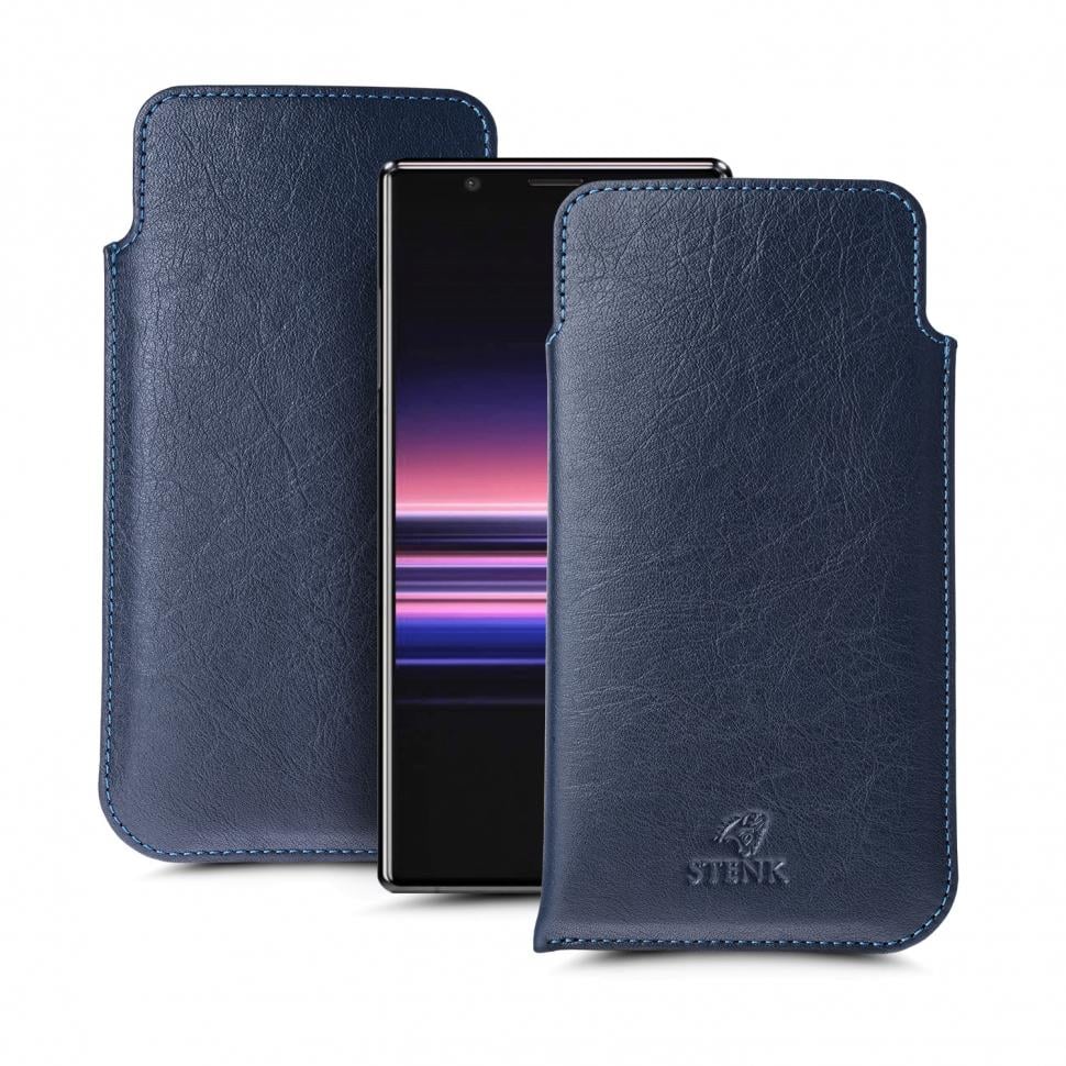 Футляр Stenk Elegance для Sony Xperia 5 Синий (65991)