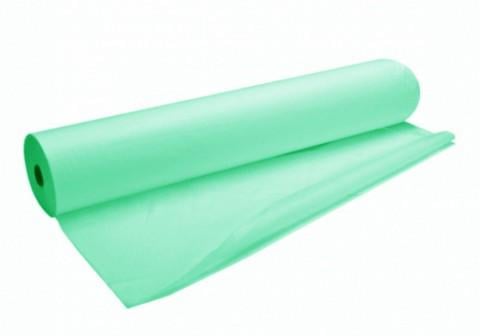 Простирадло одноразове Рожева Білявка зі спанбонду в рулоні 0,6х100 м М'ятний