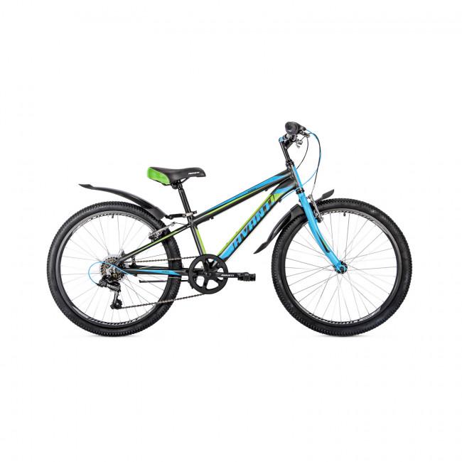 Велосипед Avanti Sprinter V-brake 11" 24" Черный/Зеленый /Синий (a3006029) - фото 1 Велосипед Avanti Sprinter V-brake 11" 24" Черный/Зеленый /Синий (a3006029) - фото 1
