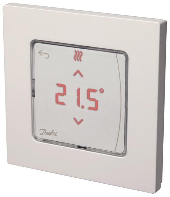 Терморегулятор Danfoss Icon2 RT 24 V Display +5-35° C програмований дротовий вбудований Білий (ERC-088U2125)