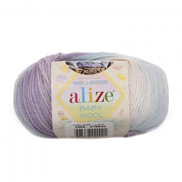 Пряжа Alize Baby Wool Batik 3566