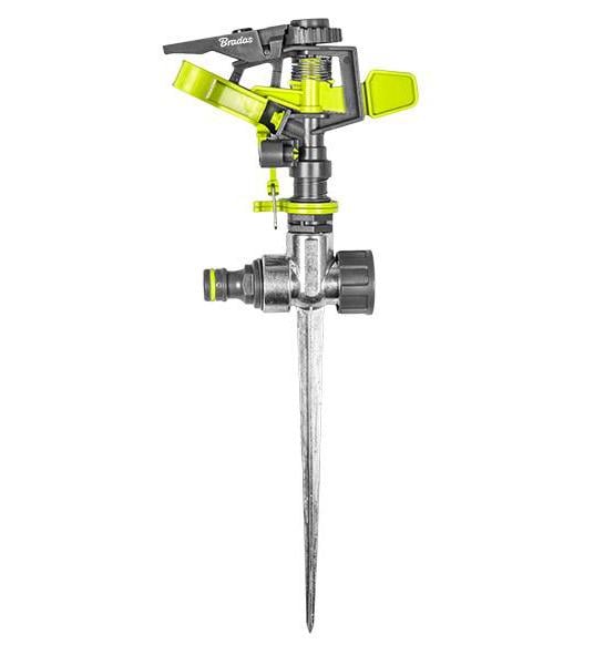 Ороситель пульсивный Bradas Line на металлическом колу Lime (21195)