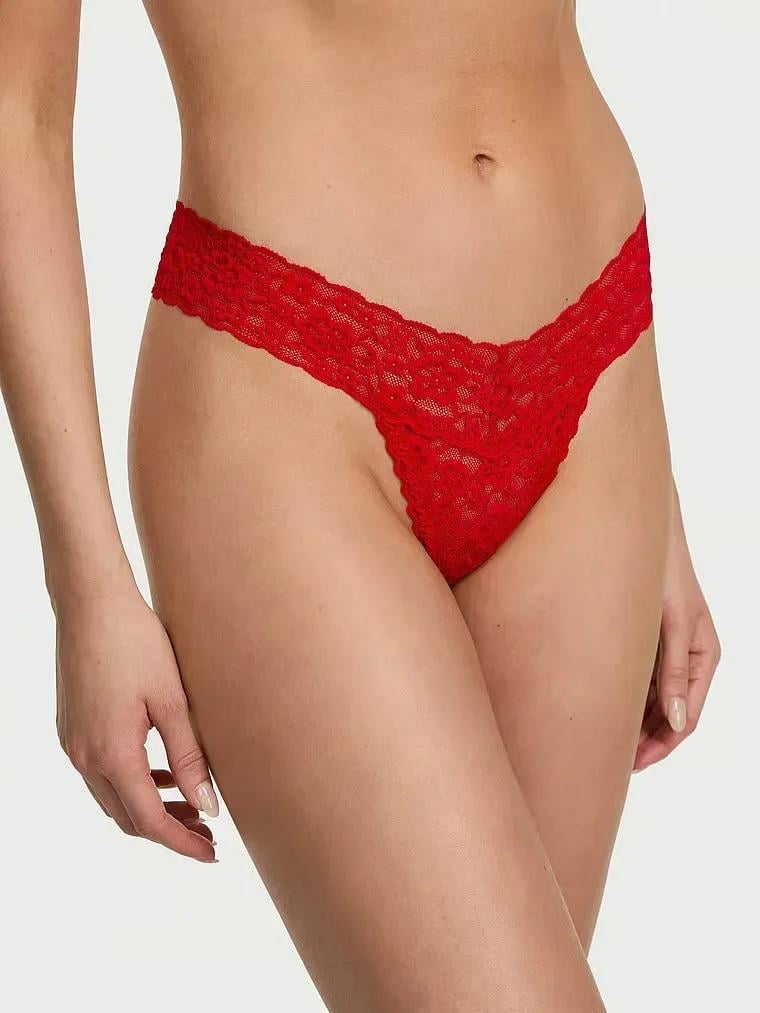 Трусики мережевні Victoria's Secret The Lacie Lace Thong Panty M Червоний (26894415) Трусики мережевні Victoria's Secret The Lacie Lace Thong Panty M Червоний (26894415)