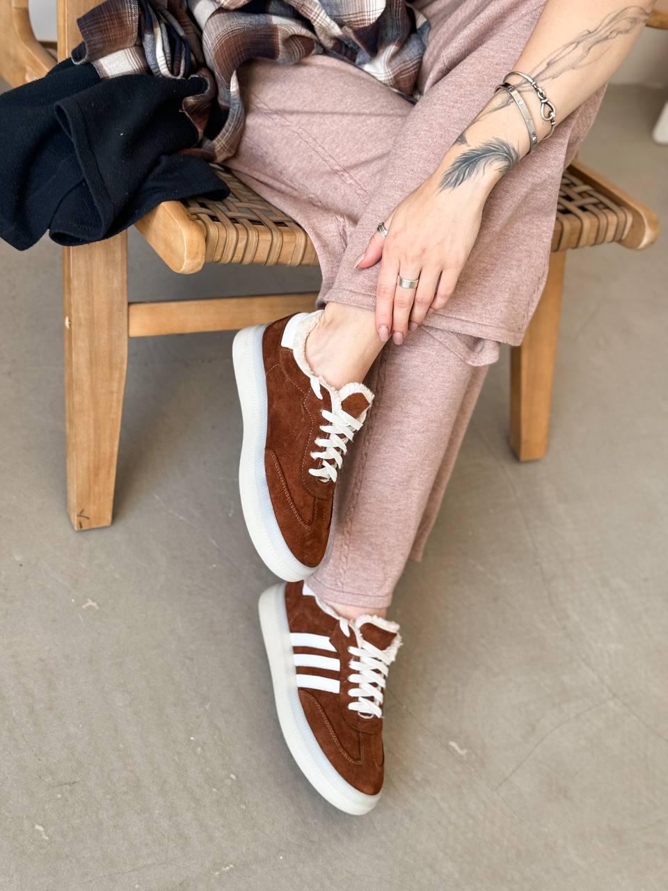 Кеди жіночі на хутрі Maya Shoes р. 36 Рудий (3021/1) - фото 17 Кеди жіночі на хутрі Maya Shoes р. 36 Рудий (3021/1) - фото 17