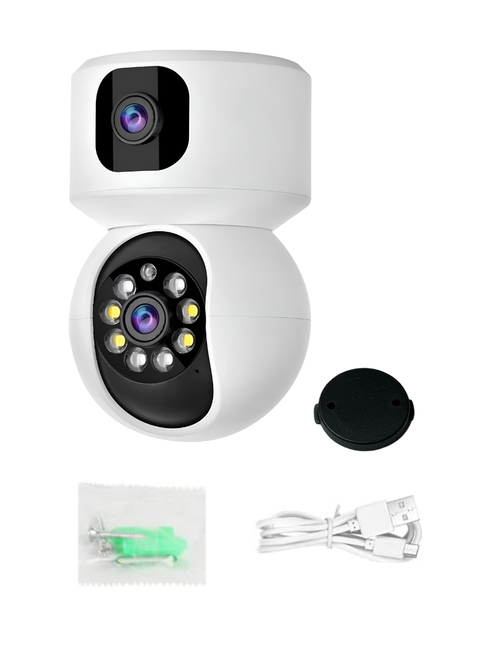 Камера видеонаблюдения Andowl Q-SX626X1 IP WiFi со звуком и трансляцией hd видео на телефон Белый (5ea7cc0f) - фото 1