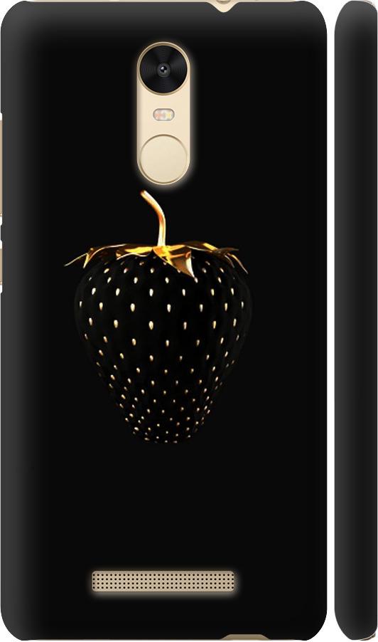 Чохол на Xiaomi Redmi Note 3 pro Чорна полуниця (3585m-335-42517)
