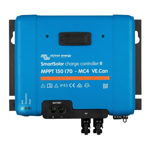 Контроллер заряда солнечной батареи Victron Energy SmartSolar MPPT 150/70-MC4 VE.Can Bluetooth MC4 12/24/48V 70A Blue (30821767)