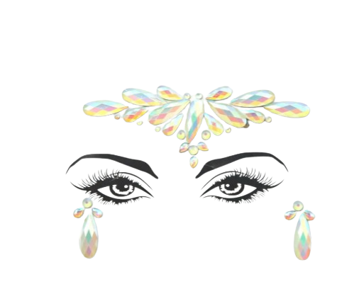 Стрази на обличчя фосфорні маскарадні One size Різнокольоровий (8967/6) Стрази на обличчя фосфорні маскарадні One size Різнокольоровий (8967/6)