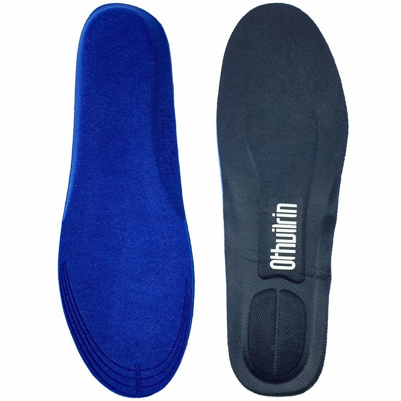Устілки для взуття Memory Foam з ефектом пам'яті обрізні анатомічні з амортизацією р. 42-46 Чорний (7G-F-7842W)