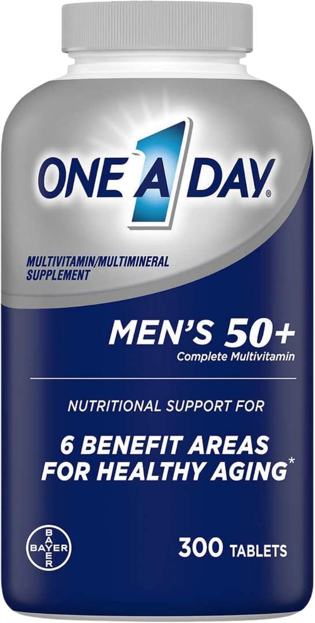 Мультивітаміни для чоловіків 50+ One A Day Men's 50+ Multivitamin 300 табл. (2762685615)