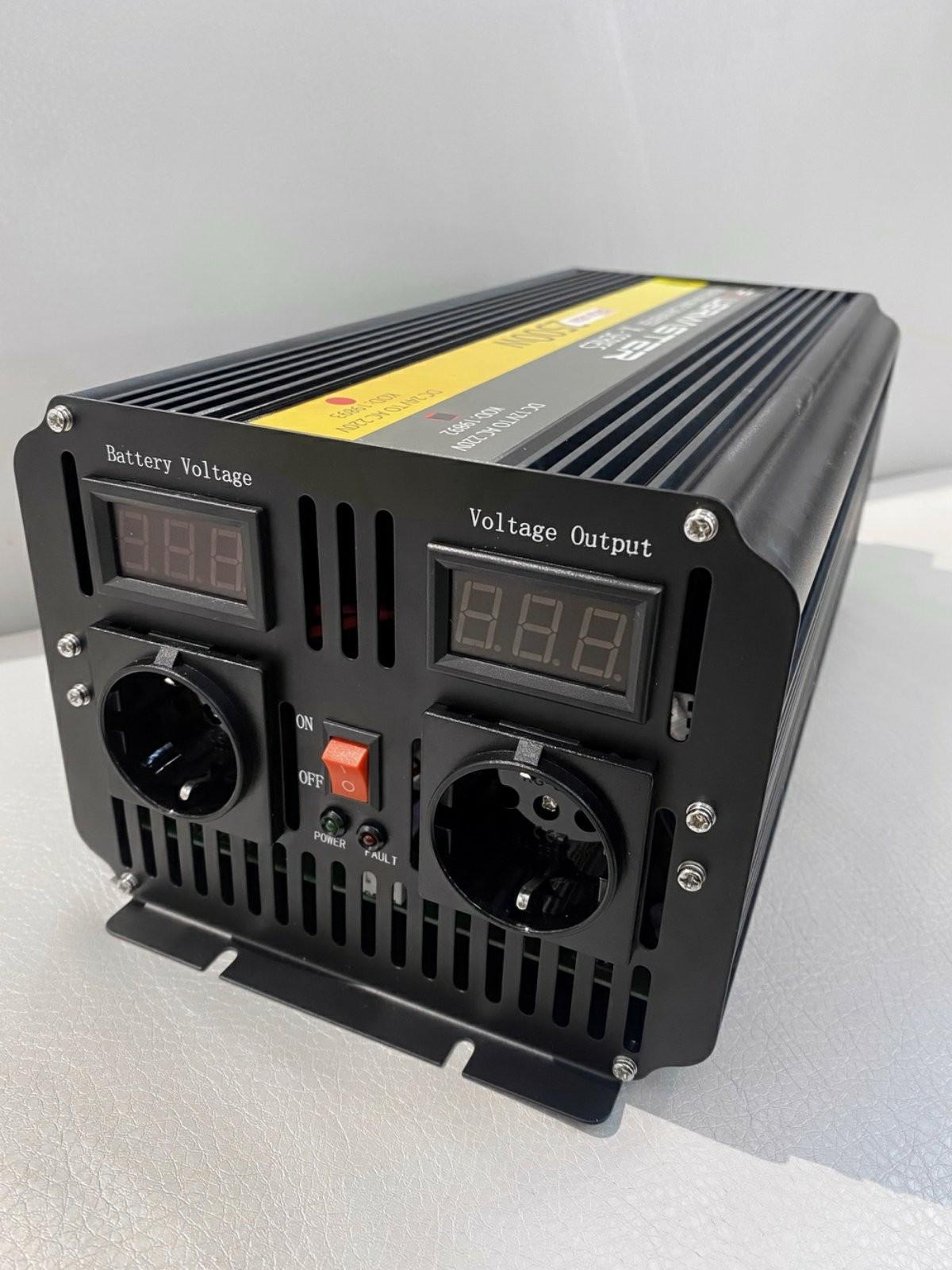 Інвертор Powermaster Pwr 2500-12 12 В 2500 Вт - фото 4 Інвертор Powermaster Pwr 2500-12 12 В 2500 Вт - фото 4