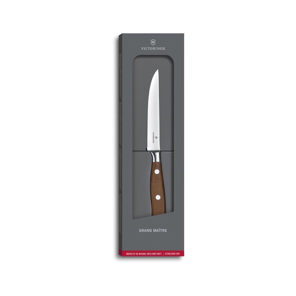 Кухонный нож Victorinox Grand Maitre Steak Serrated Wood 12 см (7.7200.12WG)
