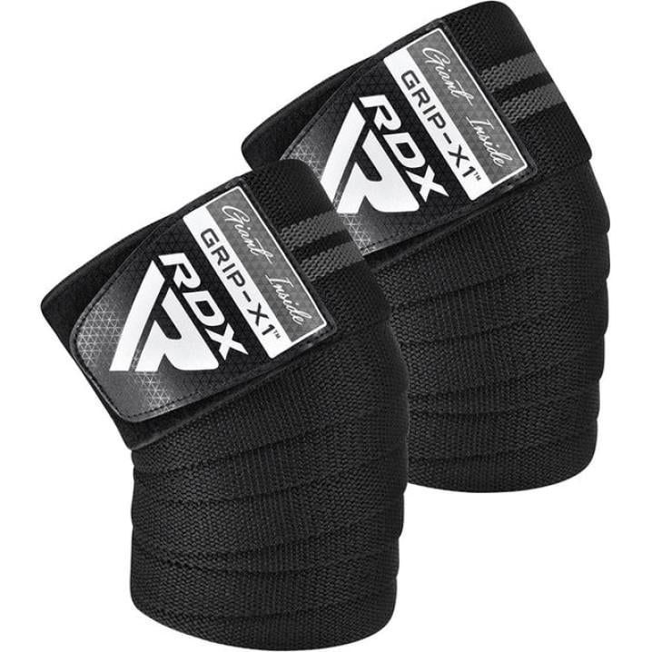Бинти на коліна RDX KR11 Gym Knee Wrap MISC Чорний (2977526293)