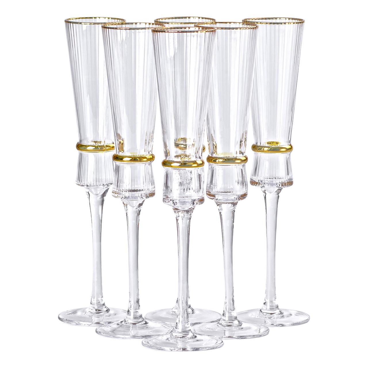 Келихи для шампанського 200 мл 6 шт. - фото 1 Келихи для шампанського 200 мл 6 шт. - фото 1