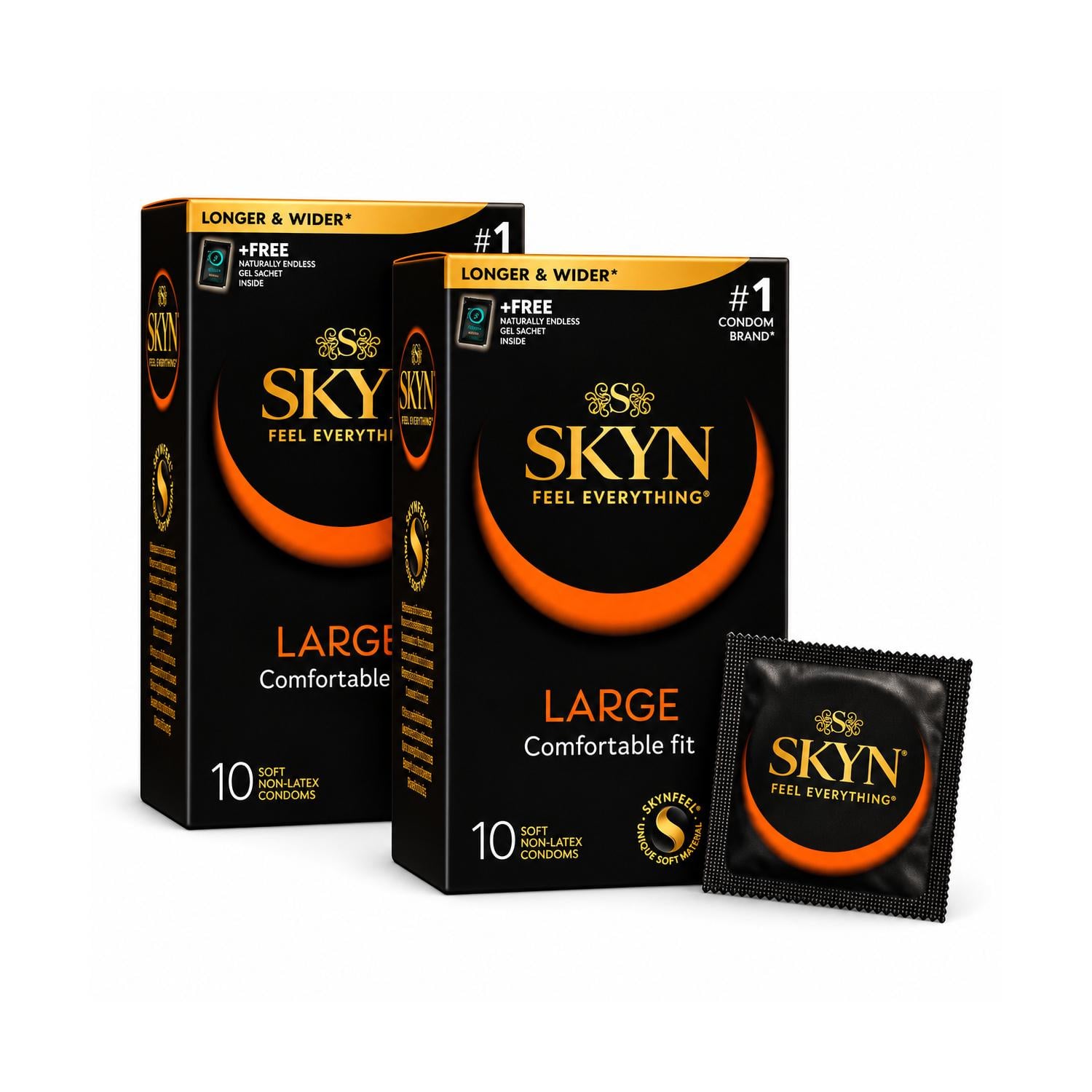 Презервативы SKYN Large безлатексные увеличенный размер полиизопрен 21 шт. (3034239993)