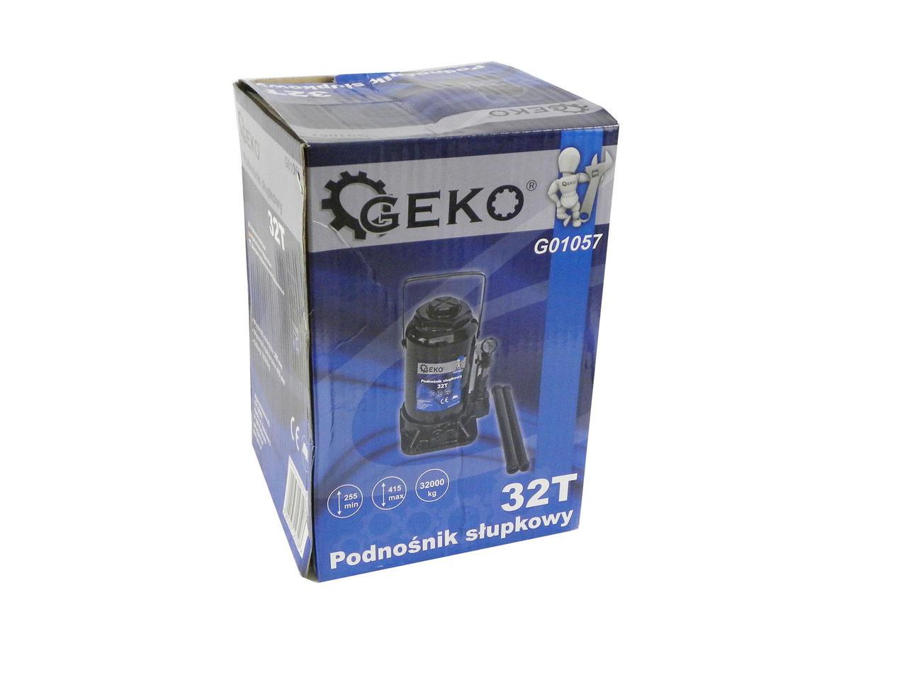Домкрат гідравлічний GeKo пляшковий 32 тонни (G01057) - фото 2 Домкрат гідравлічний GeKo пляшковий 32 тонни (G01057) - фото 2