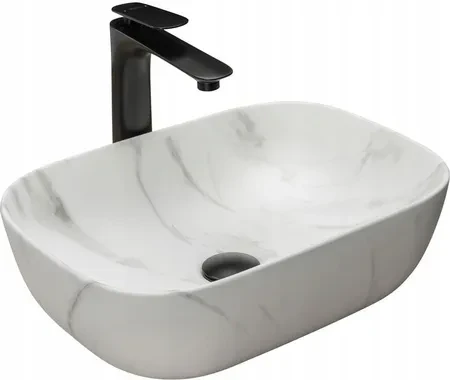 Умывальник Rea Belinda 46 см Marble Mat (Reau8702)