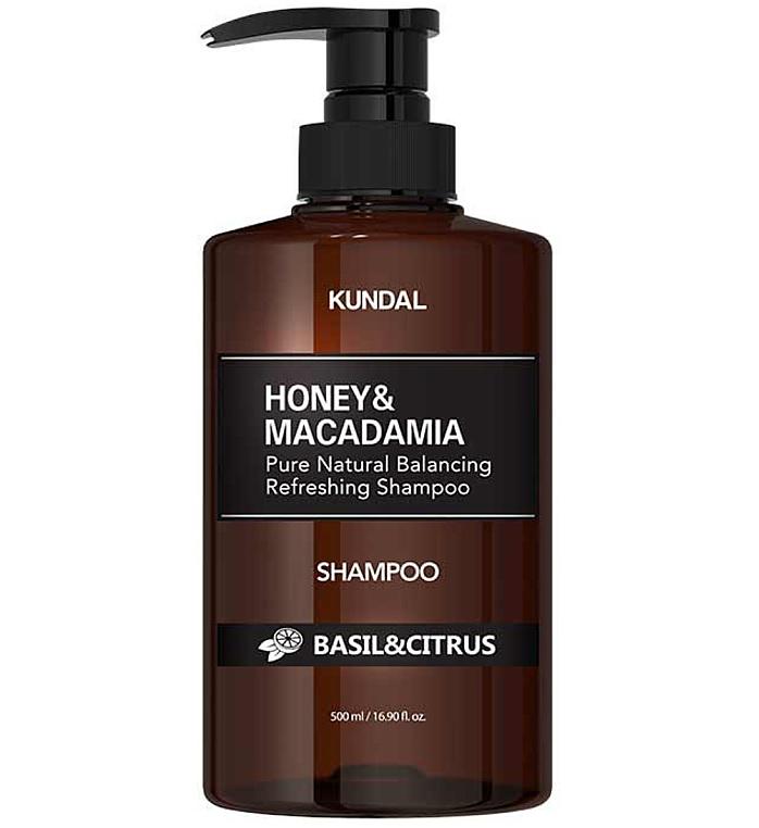 Шампунь восстанавливающий Kundal Honey & Macadamia Nature Shampoo Basil&Citrus 500 мл (8809568745703)