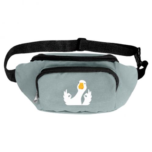 Поясная сумка-бананка Гусь ОК Серый (15547754-4-192444) Поясная сумка-бананка Гусь ОК Серый (15547754-4-192444)