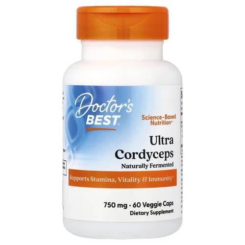 Грибы Doctor's Best Ultra Cordyceps 750 мг 60 Veggie Caps (DRB-00103)