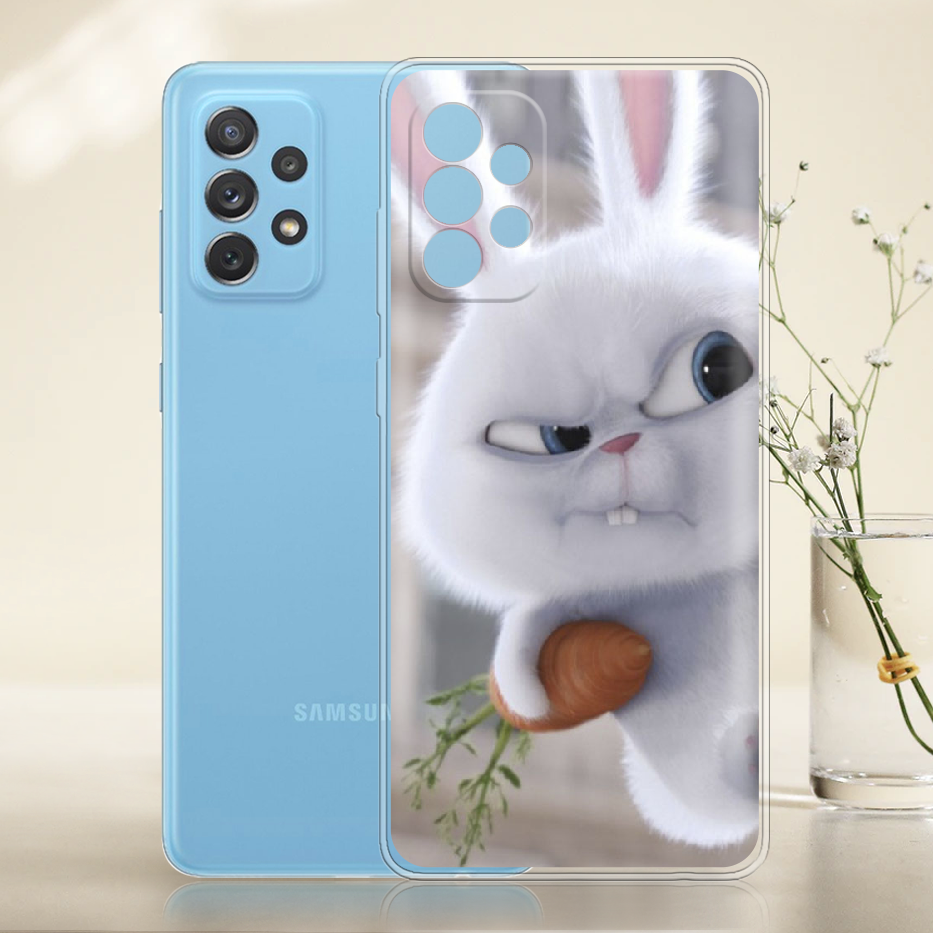 Чохол BoxFace Samsung A725 Galaxy A72 Rabbit Snowball Прозорий силікон (42070-up1116-42070) - фото 2