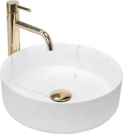 Умывальник Rea Sam 36 см Marble (Reau8703)