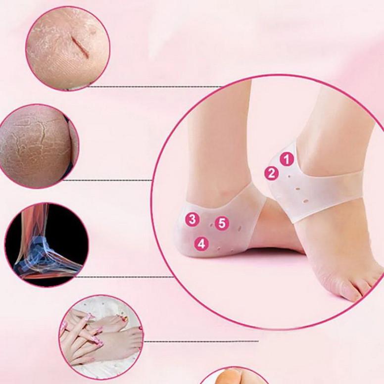 Фіксатор силіконовий для п'ят Heel anti-crack sets (21565296) - фото 7