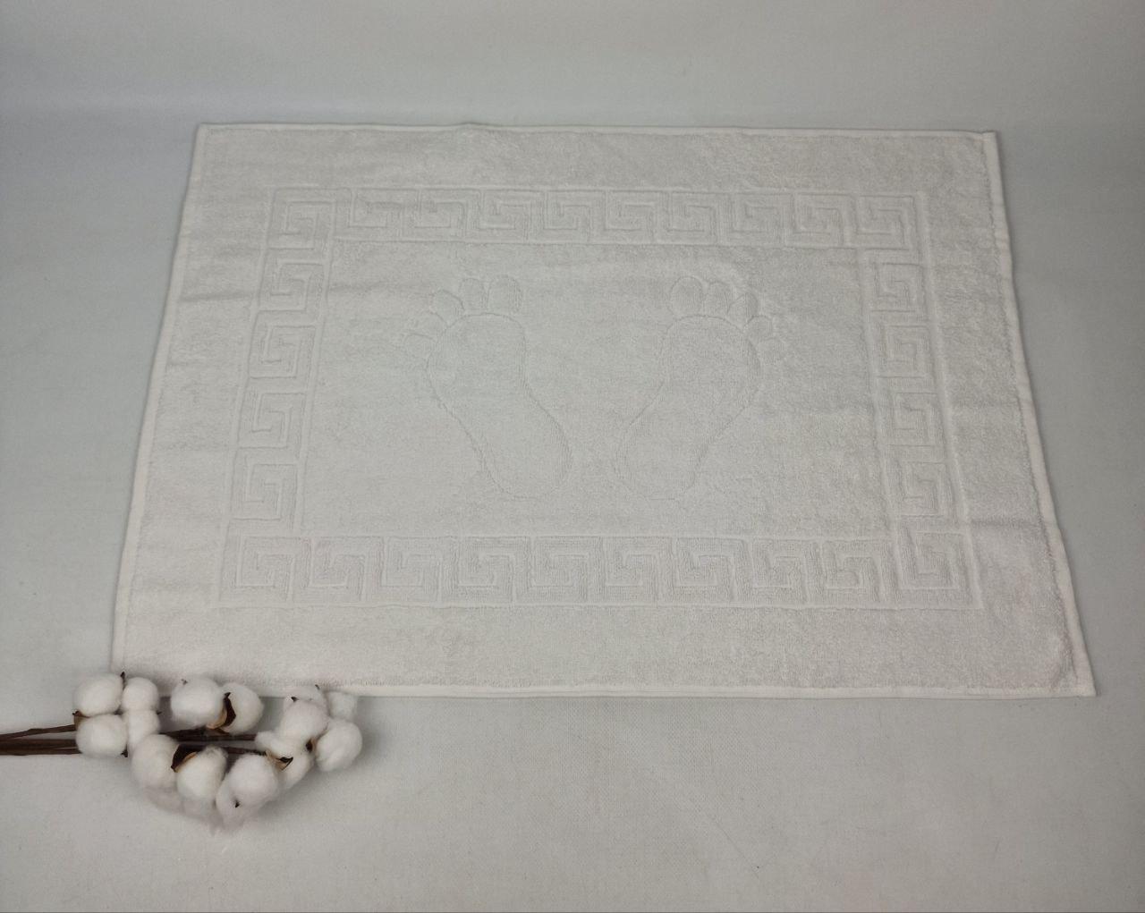 Полотенце-коврик для ног Philippus Otel Group 20/2 Lux Cotton Halvu 50x70 см Белый (CN42378)