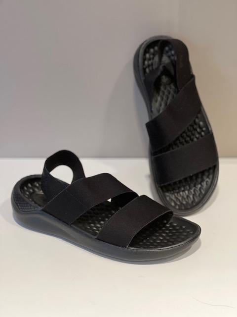 Сандалии Crocs LiteRide Stretch р. W10/EUR 40-41 Black/Black (10886642) - фото 8