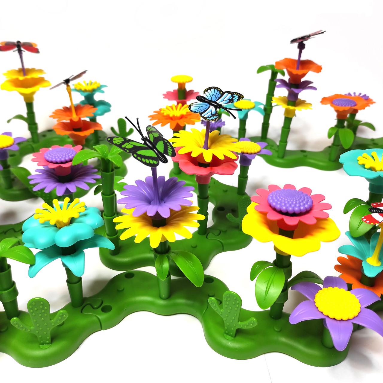 Конструктор для дівчаток Квітковий сад Garden 272 деталі One Two Fun (922559) - фото 8 Конструктор для дівчаток Квітковий сад Garden 272 деталі One Two Fun (922559) - фото 8