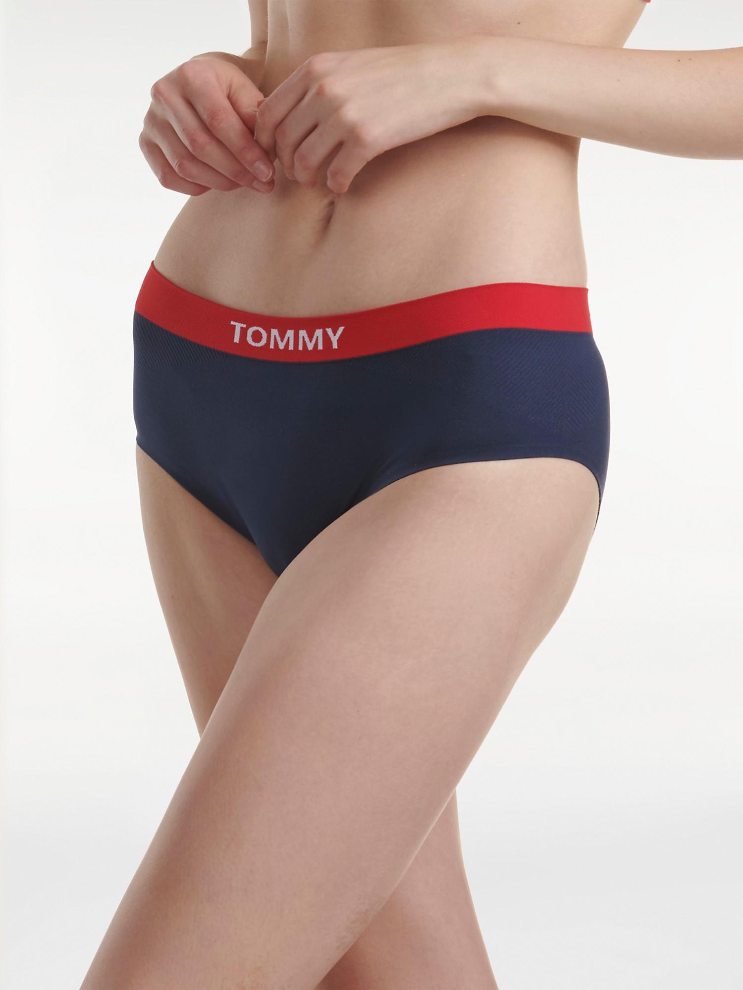 Трусики хіпстери Tommy Hilfiger безшовніз еластичним поясом M Синій (1159784560)