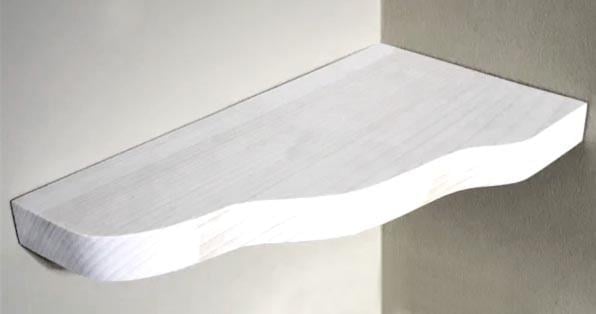 Полка для ванной из дерева Штольпе 2 Зефир (ВНП/208420) Полка для ванной из дерева Штольпе 2 Зефир (ВНП/208420)