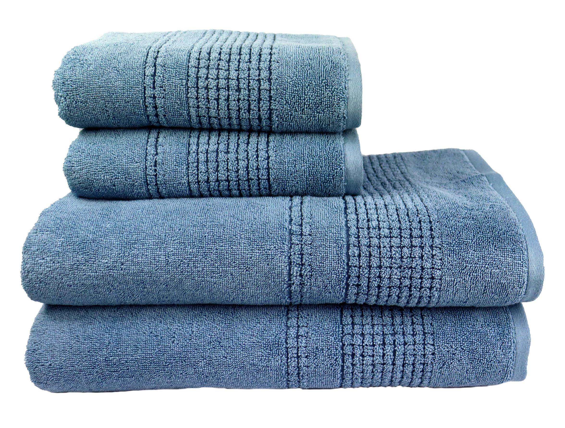 Рушник Box 600 г/м2 50х90 см Синій - фото 7 Рушник Box 600 г/м2 50х90 см Синій - фото 7