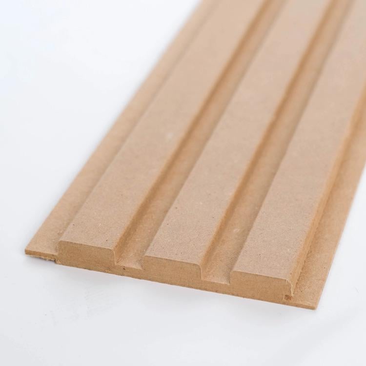 Панель стеновая реечная МДФ Superprofil 2800х117х12 мм под покраску