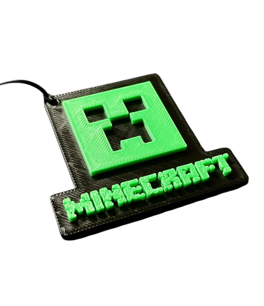 Брелок Minecraft Creeper Keychain 3D-печать 6 см (2976362423)