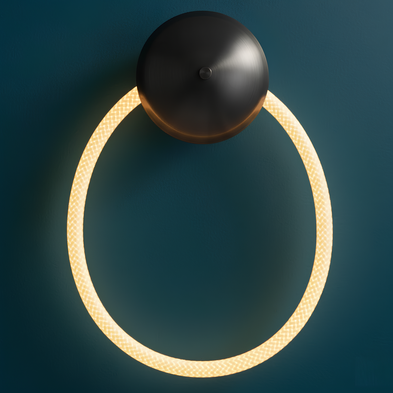 Бра світлодіодне Valeso 10W з круглим каркасом 4000K Чорний (THB63813-1)