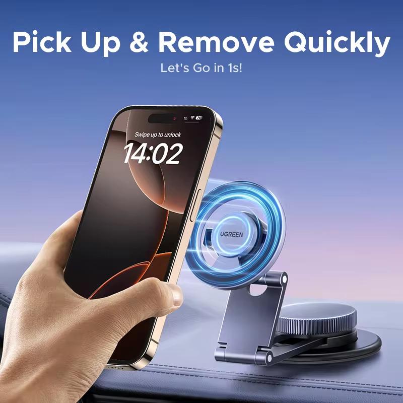 Крепление магнитное UGREEN для iPhone 16/15/14 Grey (45577) - фото 5 Крепление магнитное UGREEN для iPhone 16/15/14 Grey (45577) - фото 5