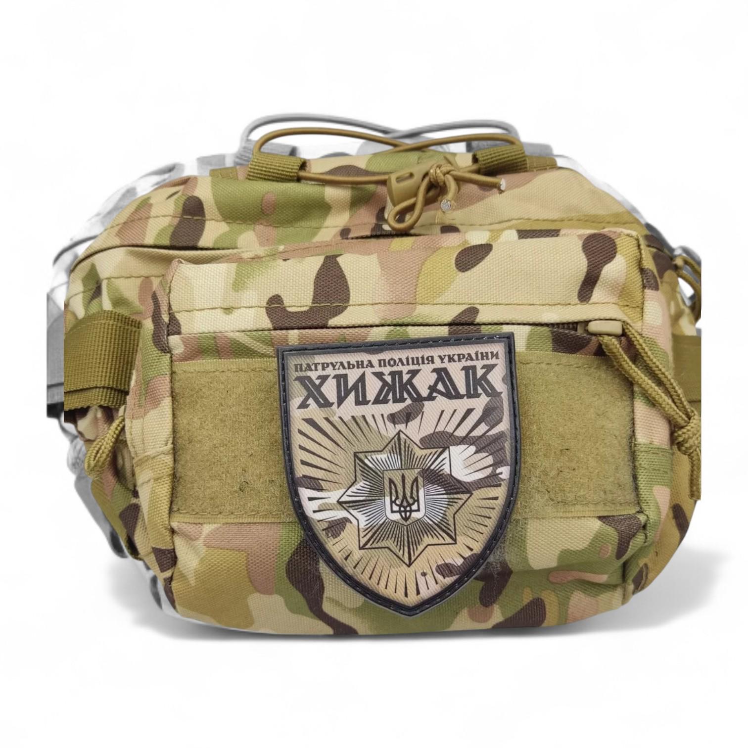 Шеврон Мультикам Хижак Патрульна поліція України (29467769) - фото 2 Шеврон Мультикам Хижак Патрульна поліція України (29467769) - фото 2