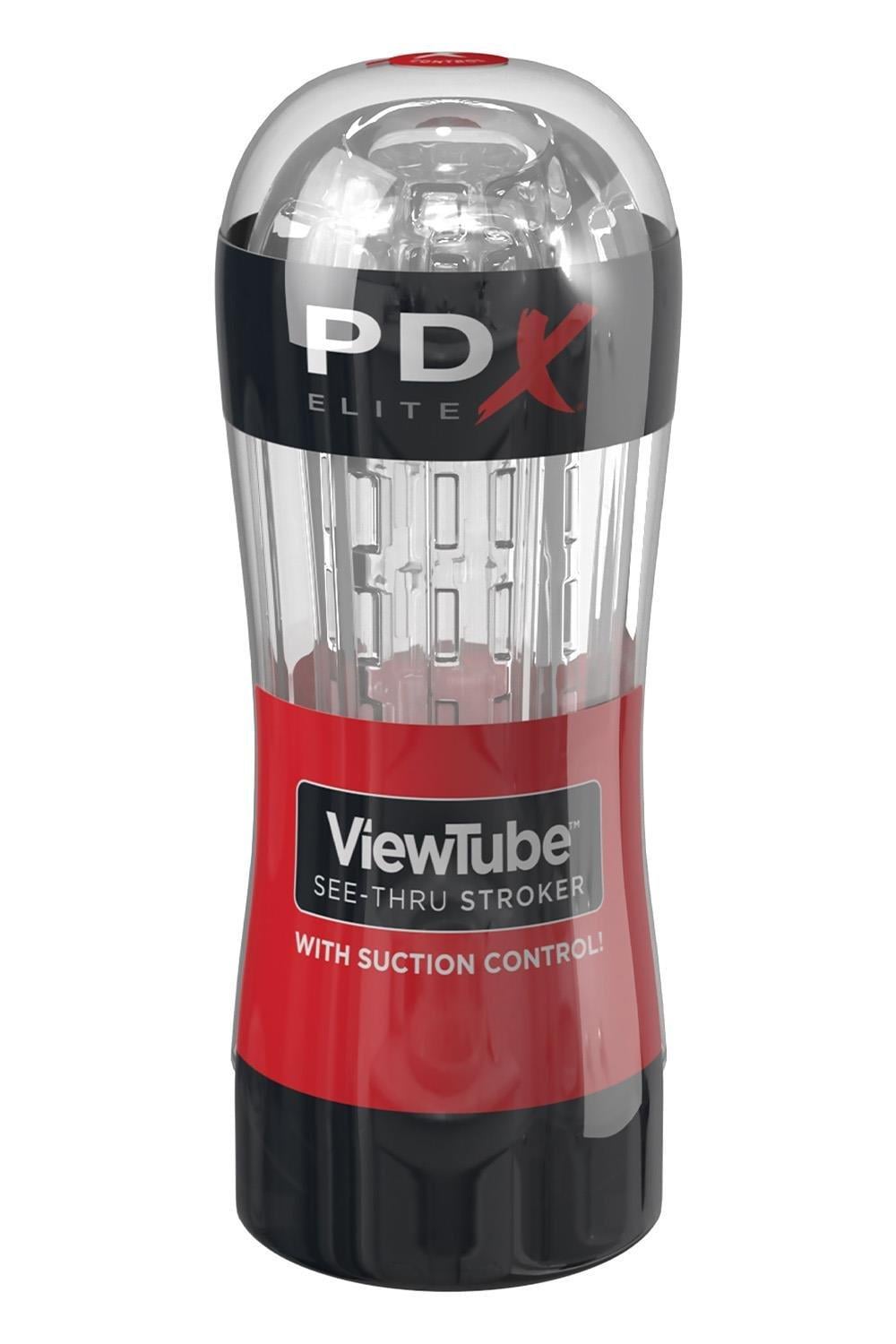 Мастурбатор PipeDream PDX Elite Viewtube See-Thru Stroker 18,5 см Прозрачный (P61448)