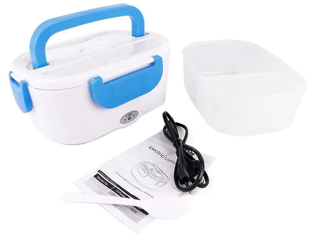 Ланч-бокс автомобільний Lunch Heater Box з підігрівом 12V Блакитний (MX-11822A)