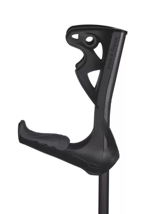 Милиця підлокітна FDI Opti Comfort Premium з м'якою ручкою Чорний